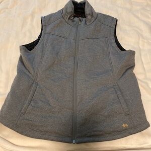 STUDIO by Energy Zone sleeveless pocket full zip up lined vest Xl